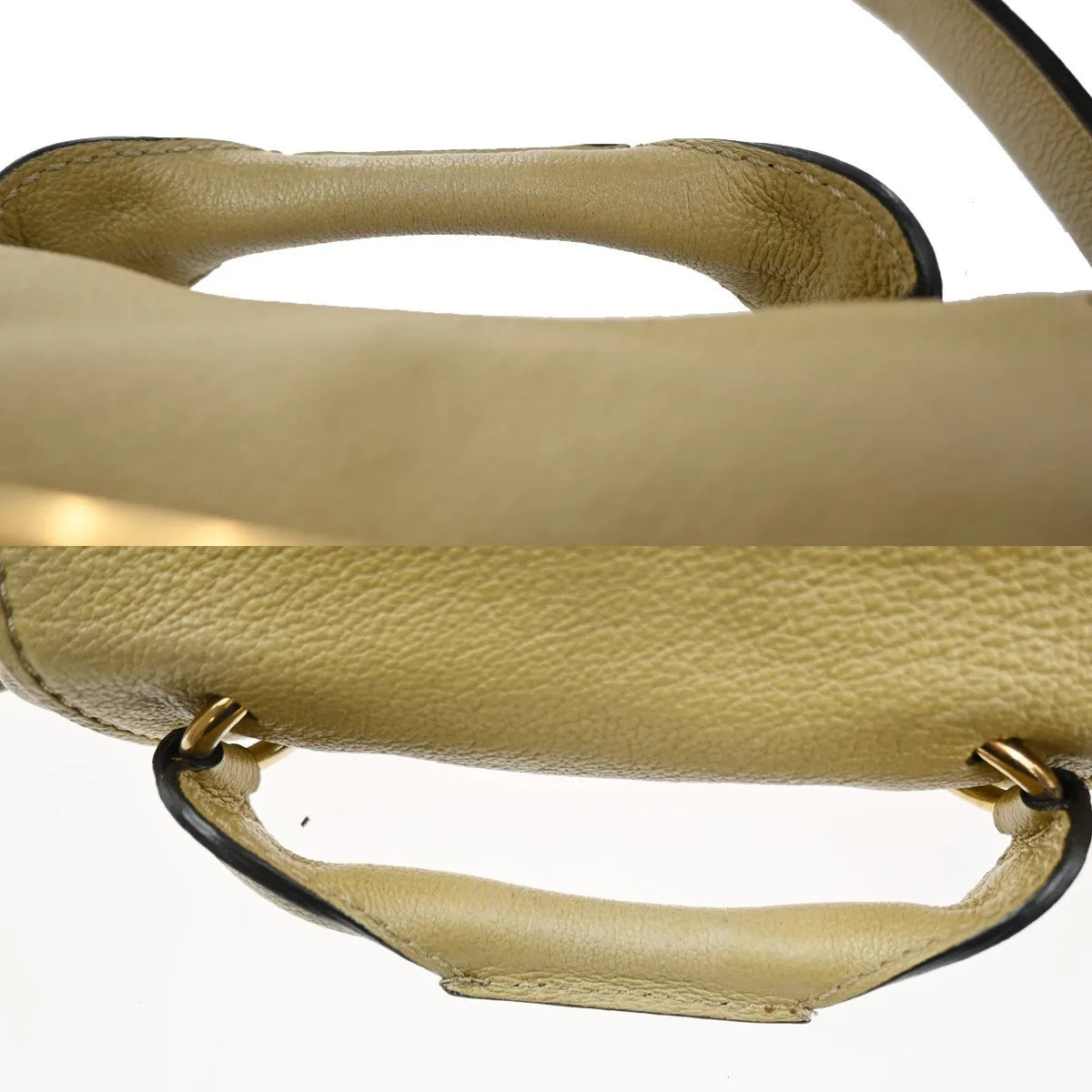 Chloe Elsie Tweed Leather Beige Tweed Shoulder Bag Bag (Pre-Owned)