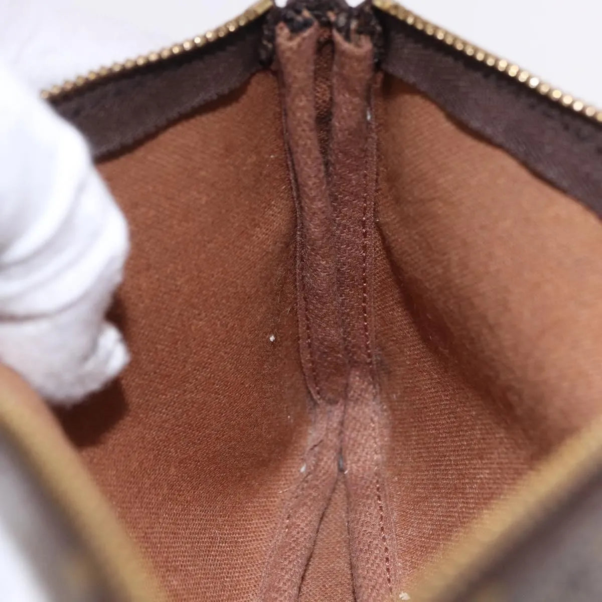 Louis Vuitton Pochette Accessoires Nm Monogram Canvas Brown Canvas Clutche & Pouche Bag (Pre-Owned)