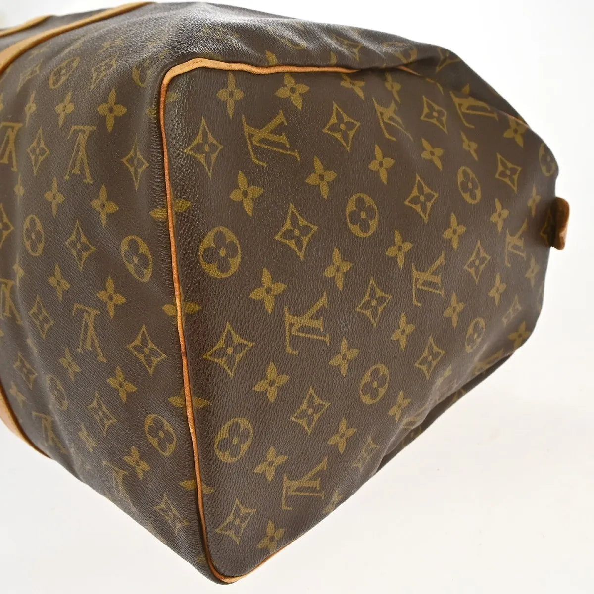 Louis Vuitton Keepall Monogram Brown Canvas Travel Bag Bag (Pre-Owned)