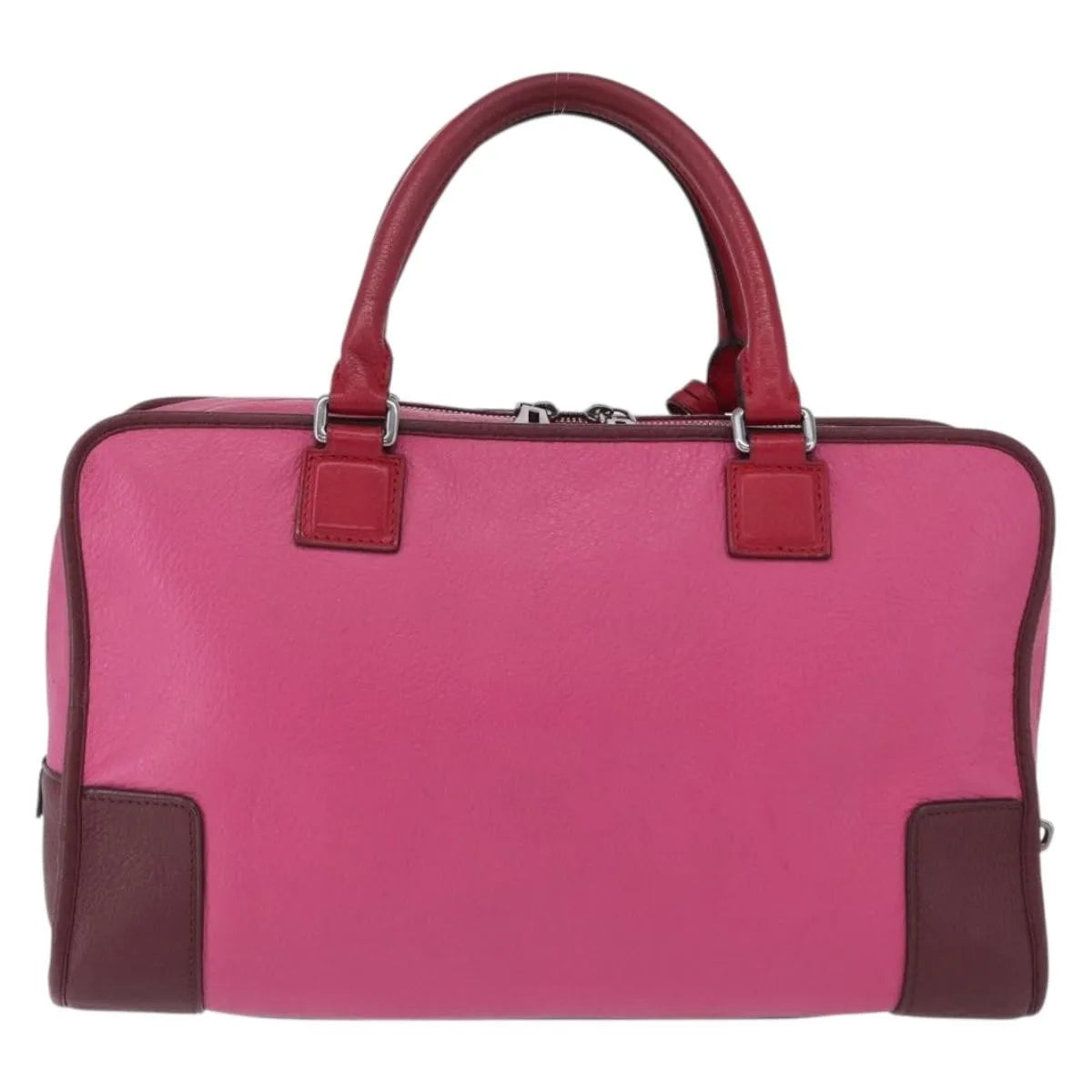 Loewe Amazona Leather Pink Leather Handbag (Pre-Owned)