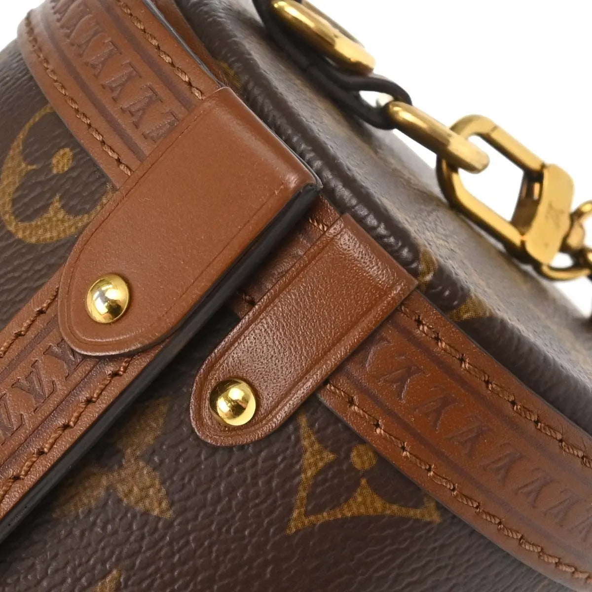 Louis Vuitton Papillon Trunk Monogram Canvas Brown Canvas Shoulder Bag Bag (Pre-Owned)