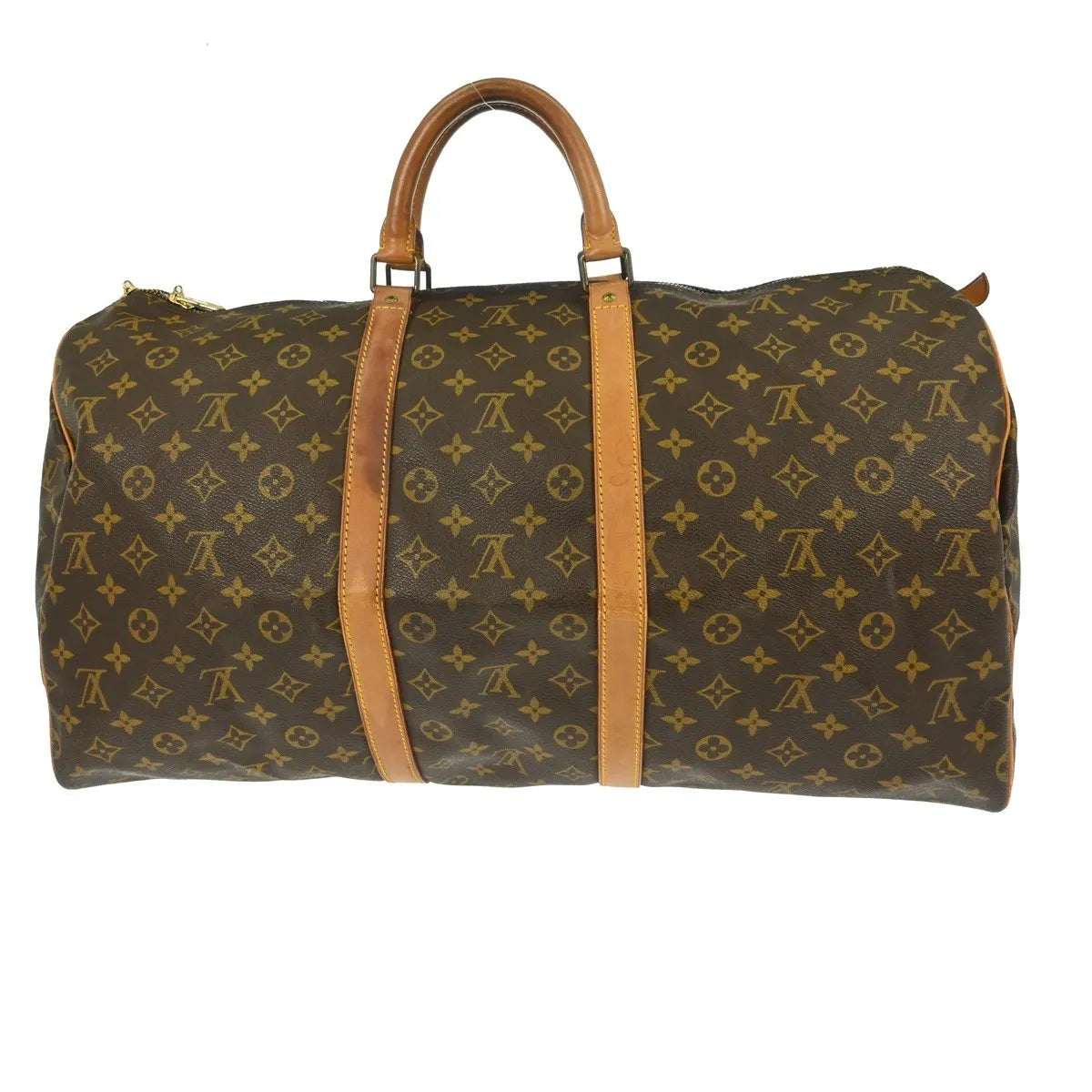 Louis Vuitton Keepall Monogram Canvas Brown Canvas Travel Bag Bag (Pre-Owned)