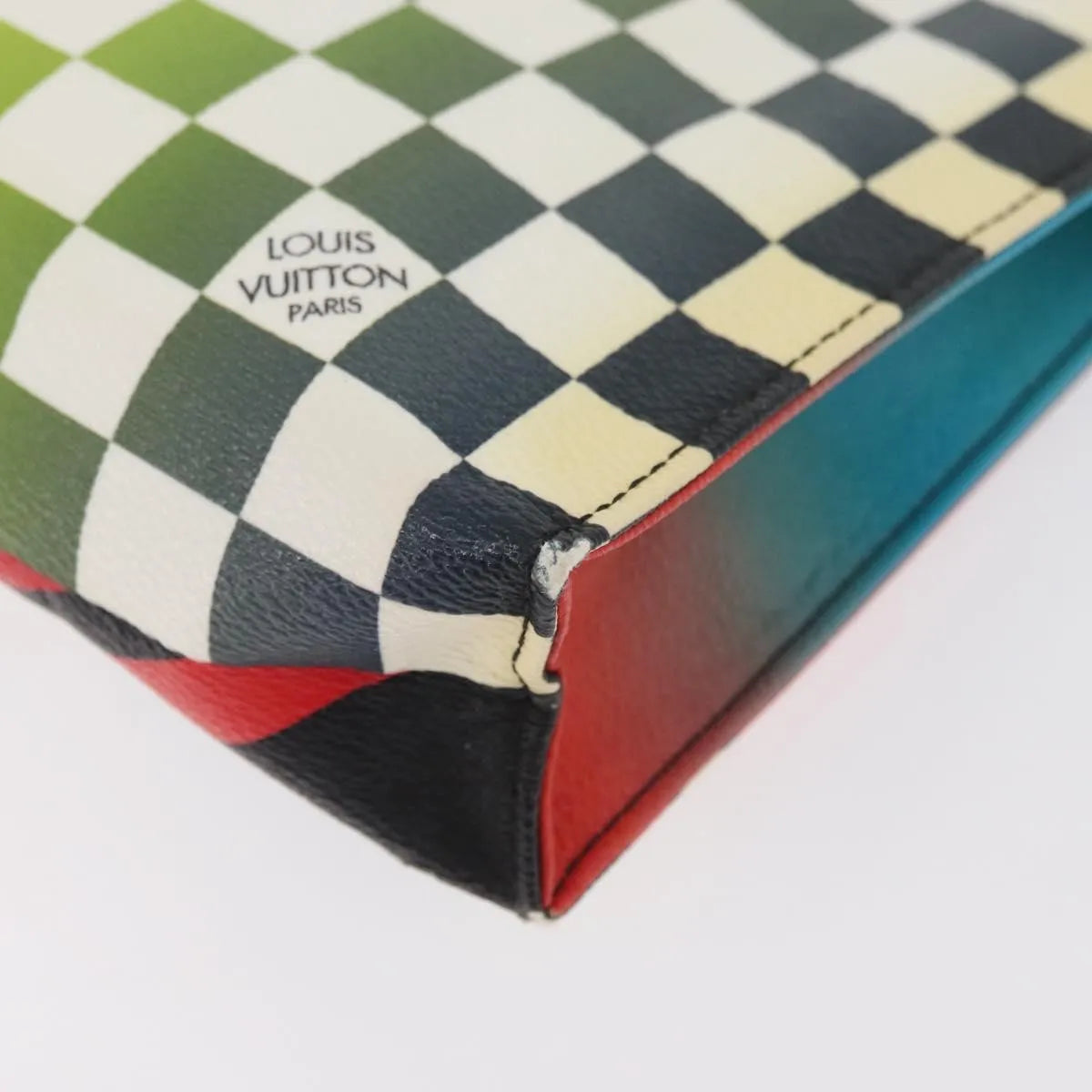 Louis Vuitton Toiletry Limited Edition Race Print Canvas Multicolour Canvas Clutche & Pouche Bag (Pre-Owned)