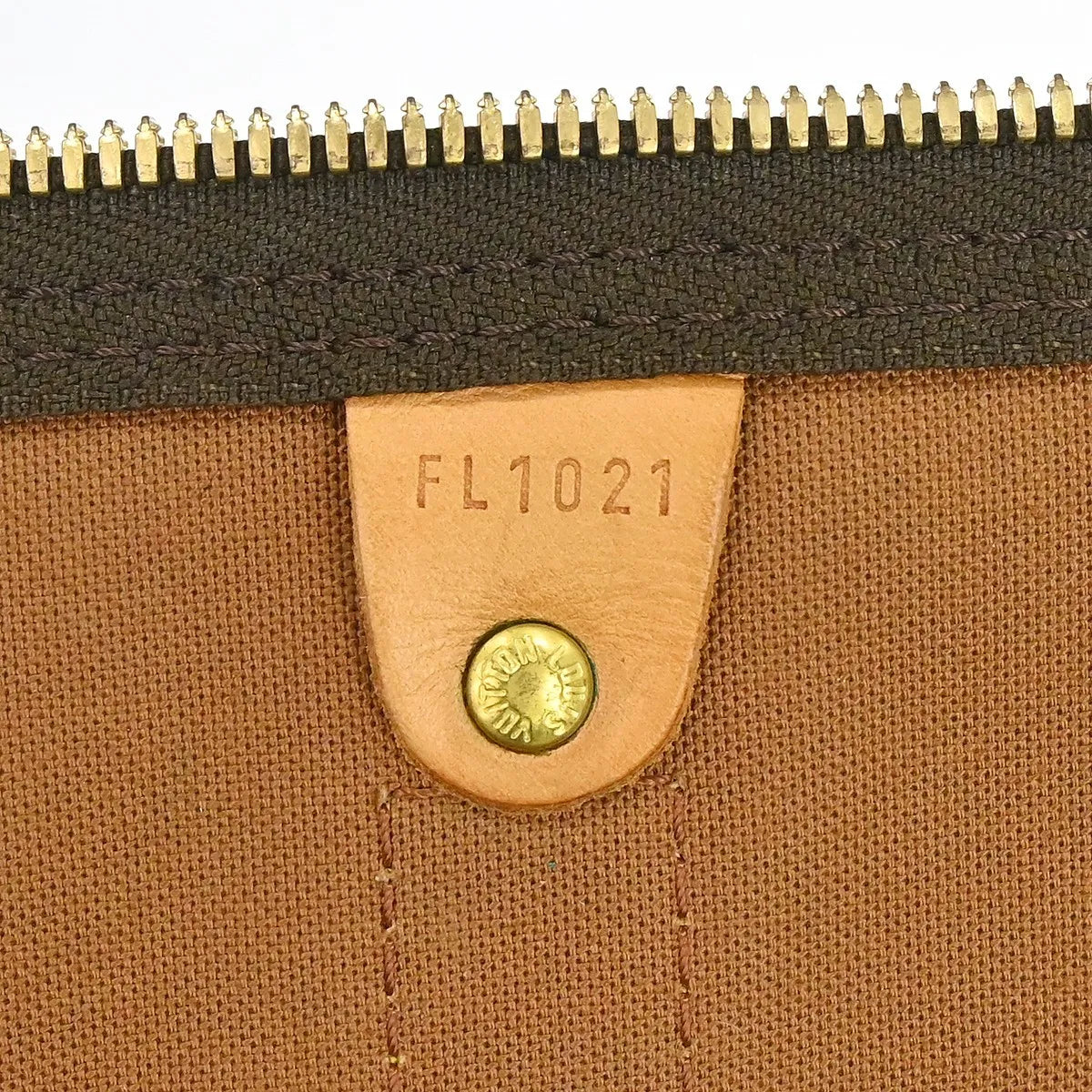 Louis Vuitton Keepall Monogram Canvas Brown Canvas Travel Bag Bag (Pre-Owned)