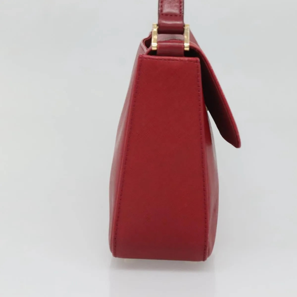 Burberry Vintage Leather Red Leather Shoulder Bag Bag (Pre-Owned)