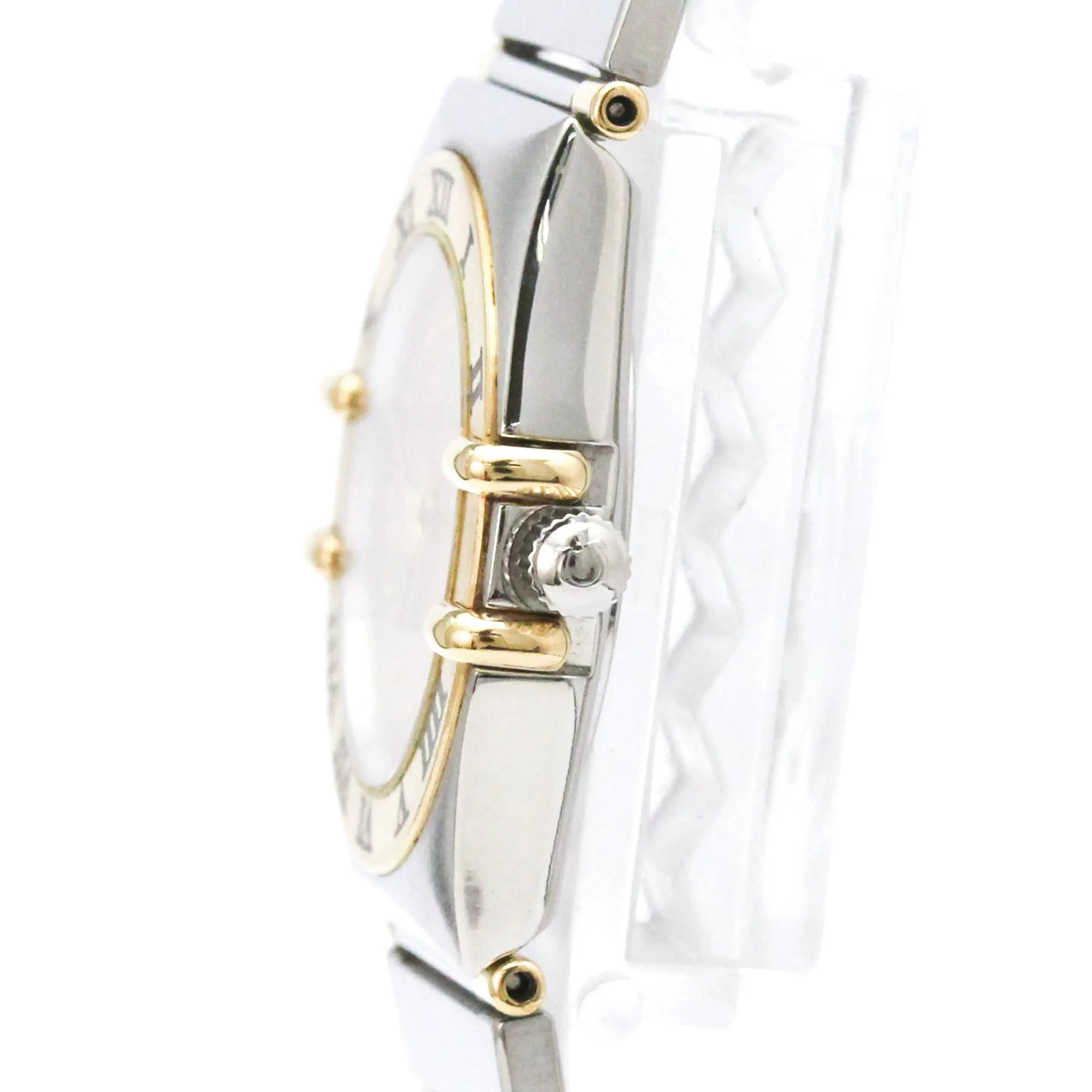 Omega Constellation Quartz Stainless Steel And Yellow Gold Watch (Pre-Owned)