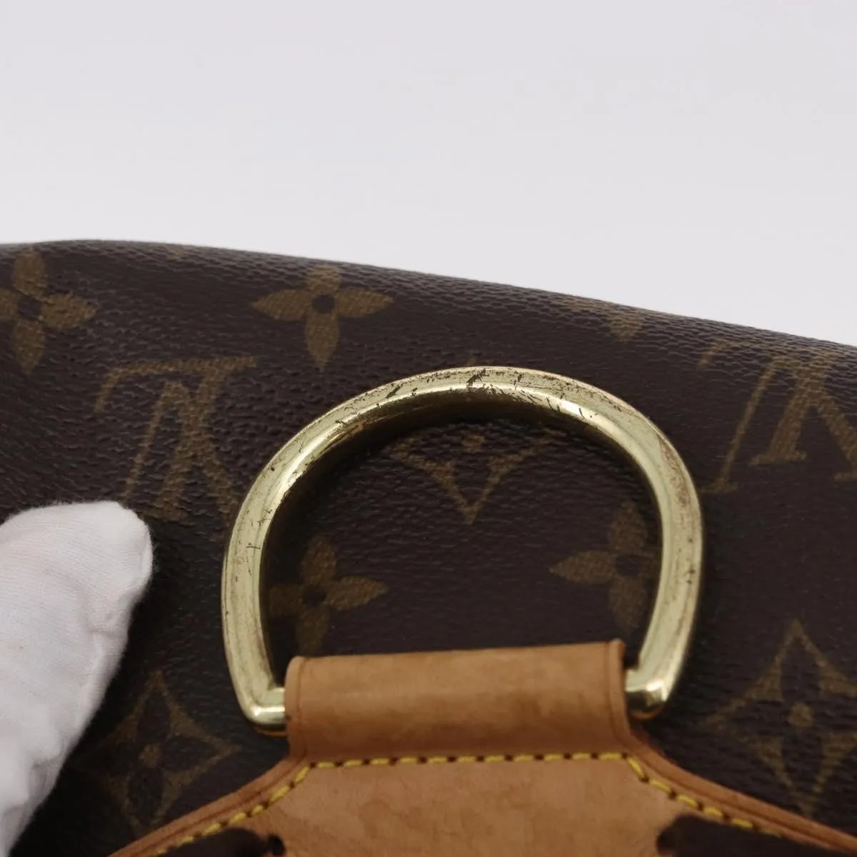Louis Vuitton Montsouris Monogram Brown Canvas Backpack Bag (Pre-Owned)