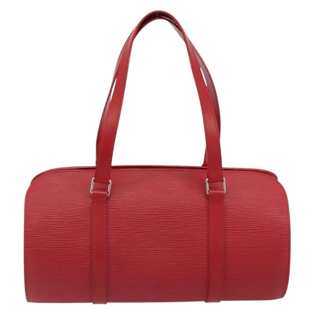 Louis Vuitton Soufflot Epi Leather Red Leather Handbag (Pre-Owned)