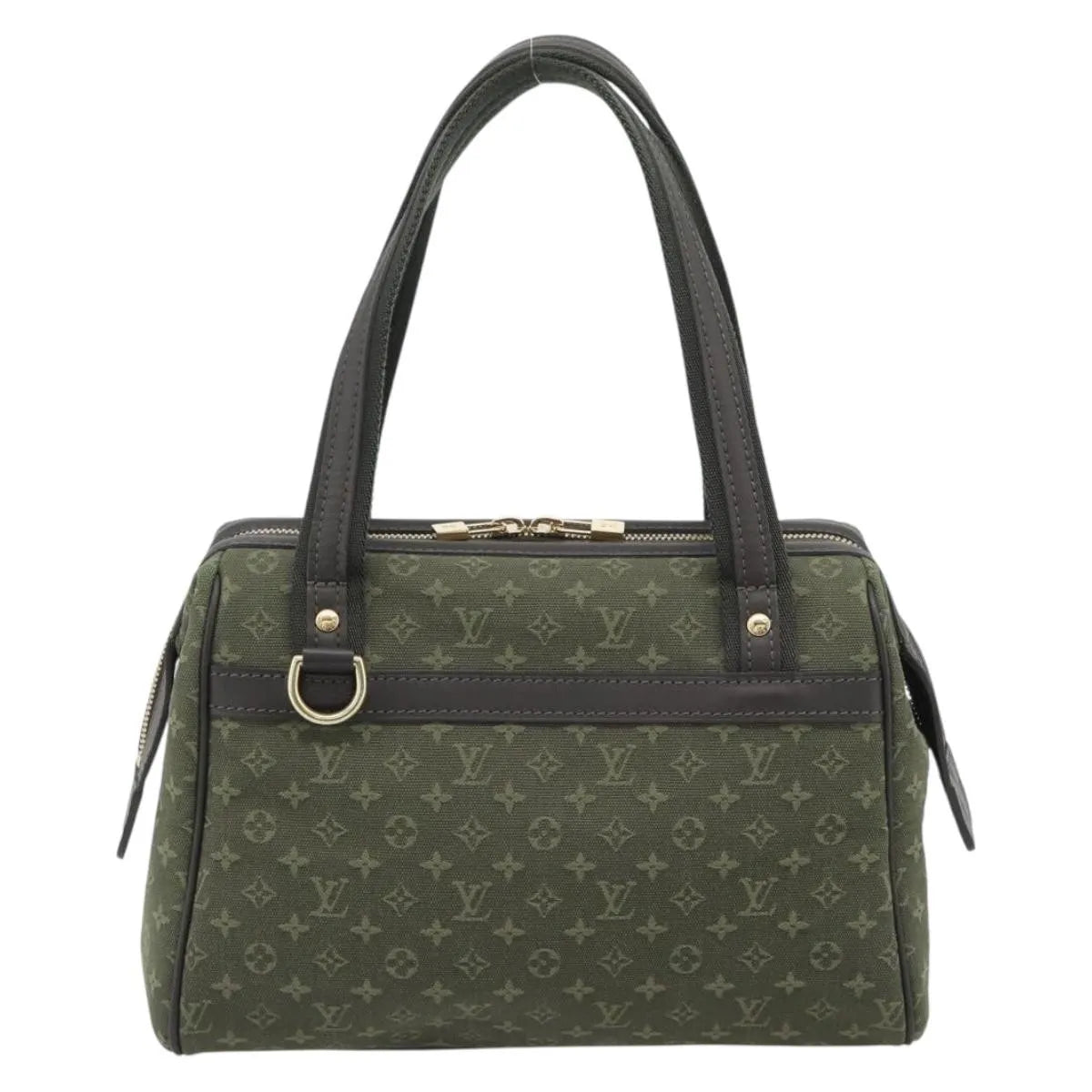 Louis Vuitton Joséphine Mini Lin Khaki Canvas Handbag (Pre-Owned)
