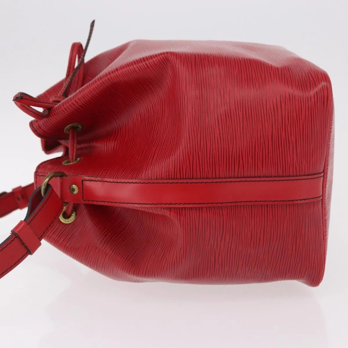Louis Vuitton Petit Noe Epi Leather Red Leather Shoulder Bag Bag (Pre-Owned)