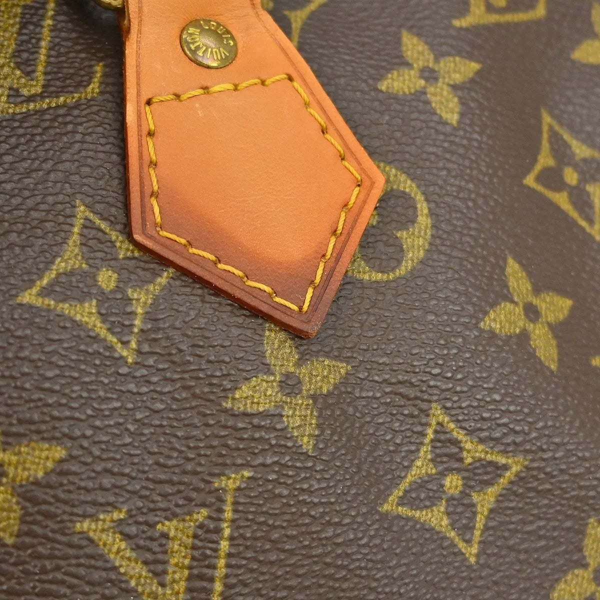 Louis Vuitton Vintage Alma Monogram Canvas Brown Canvas Handbag (Pre-Owned)