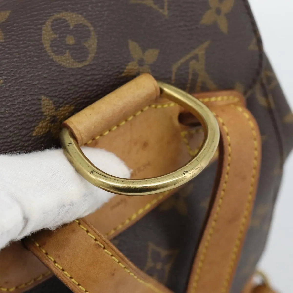 Louis Vuitton Montsouris Monogram Brown Canvas Backpack Bag (Pre-Owned)