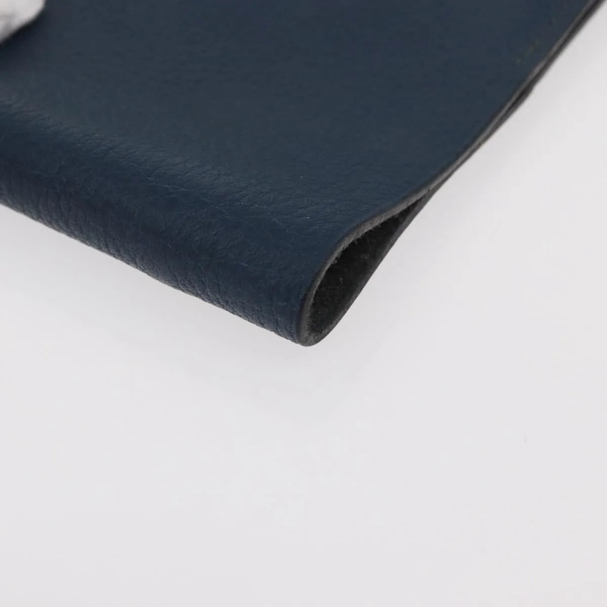 Hermes Agenda Cover Epsom Navy Leather Clutche & Pouche Bag (Pre-Owned)