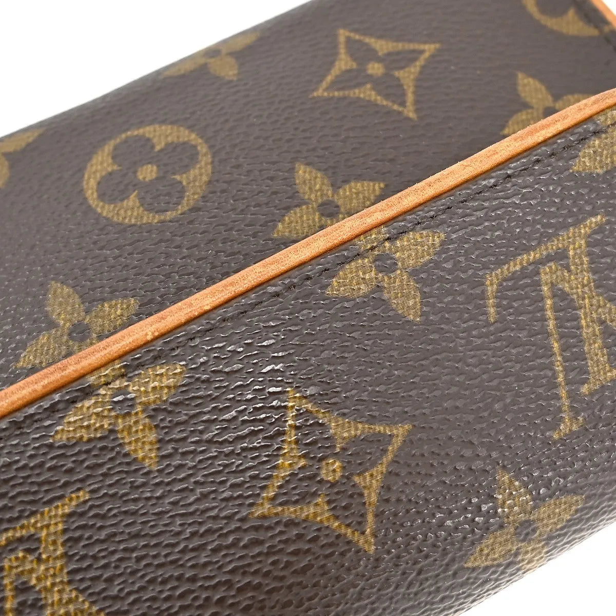 Louis Vuitton Florentine Waist Monogram Canvas Brown Canvas Clutche & Pouche Bag (Pre-Owned)