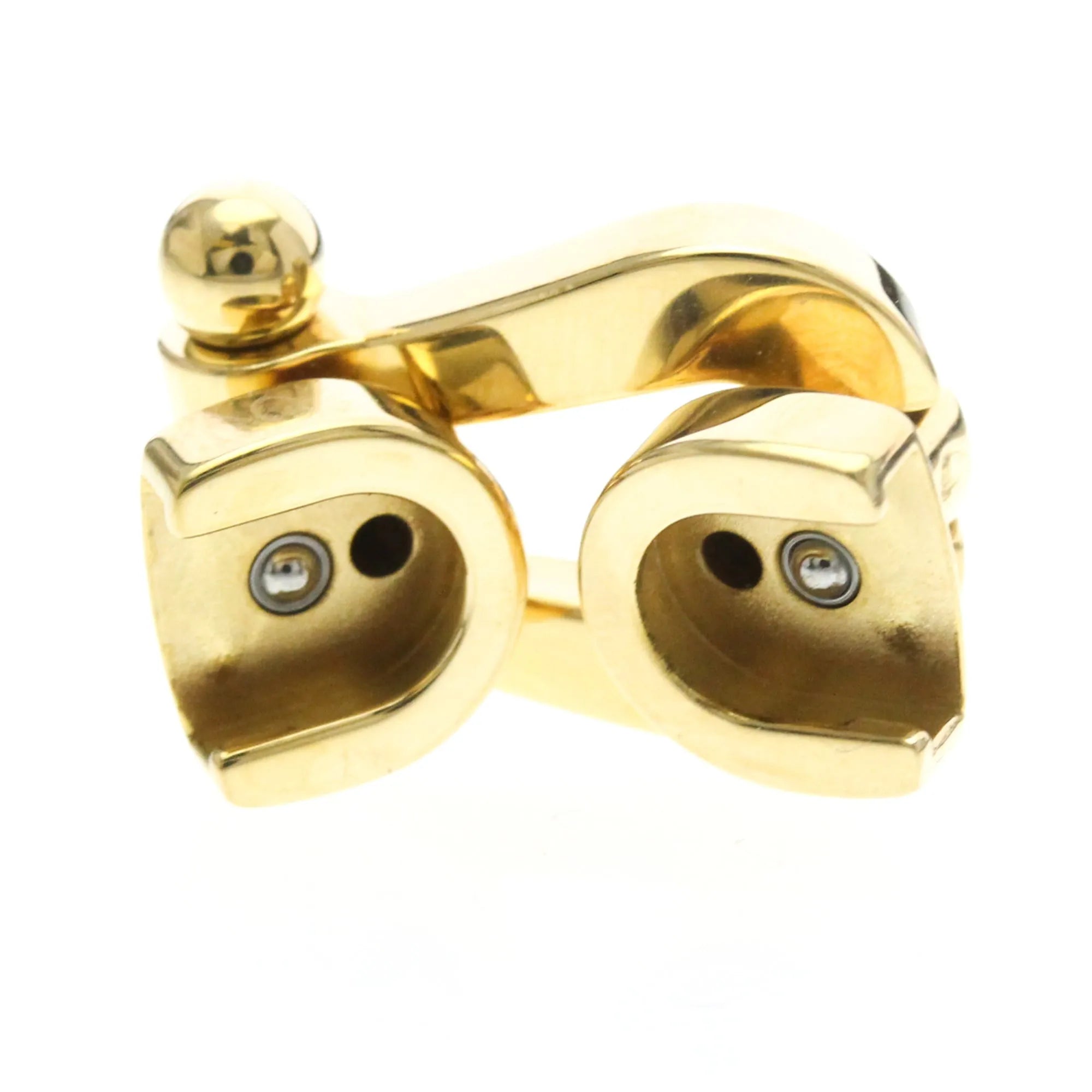 Fred Paris Force 10 Woven Cord And Stainless Steel With 18K Yellow Gold Gold Yellow_Gold Bracelet Jewelry (Pre-Owned)