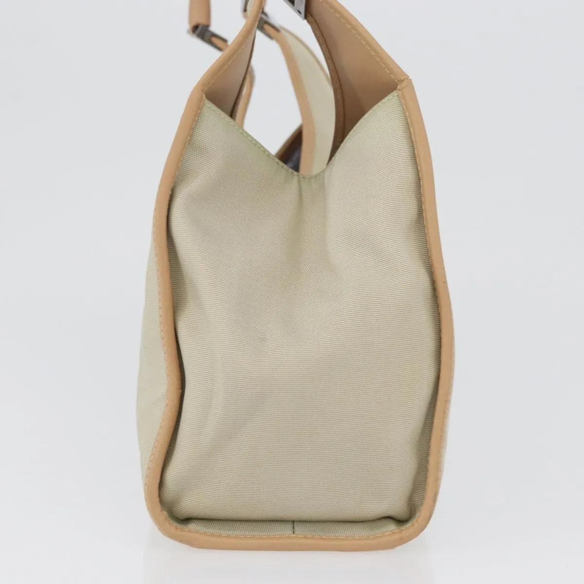 Gucci Jackie Tote Gg Canvas Beige Canvas Handbag (Pre-Owned)