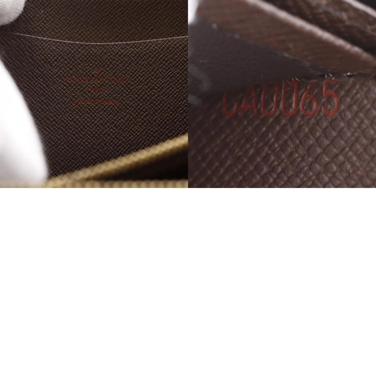 Louis Vuitton Zippy Organizer Damier Ebene Brown Canvas Wallets Accessory (Pre-Owned)
