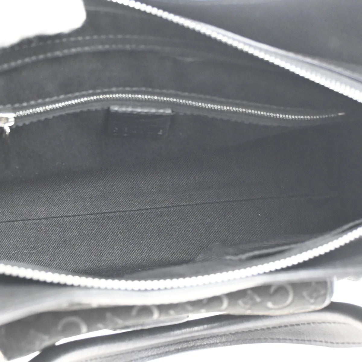Celine C Macadam Suede Black Suede Shoulder Bag Bag (Pre-Owned)