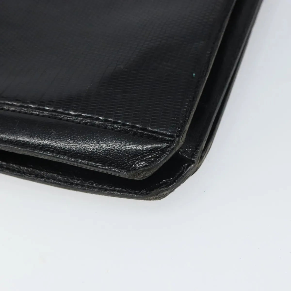 Saint Laurent Vintage Shoulder Bag Leather Black Leather Shoulder Bag Bag (Pre-Owned)