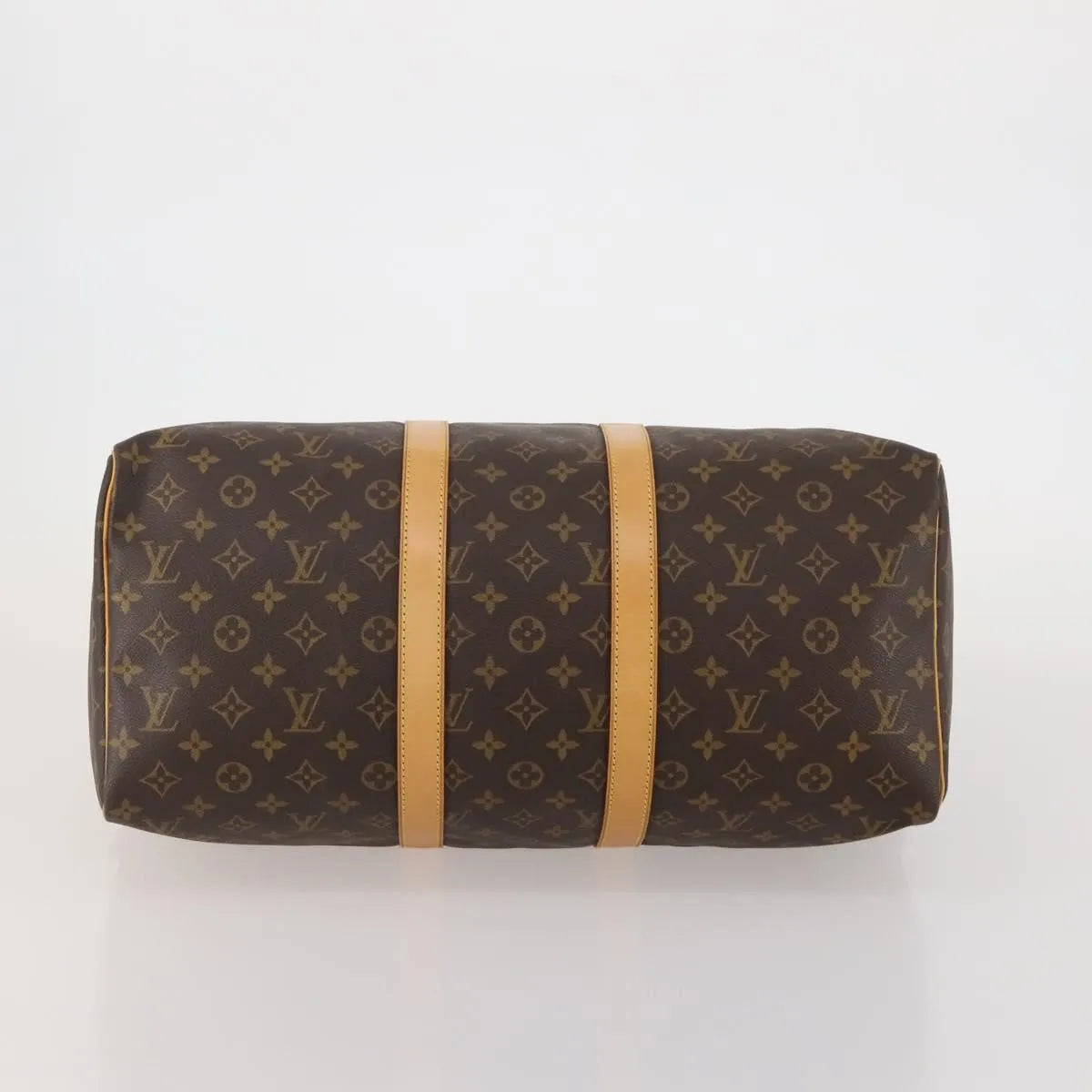 Louis Vuitton Keepall Monogram Canvas Brown Canvas Travel Bag Bag (Pre-Owned)
