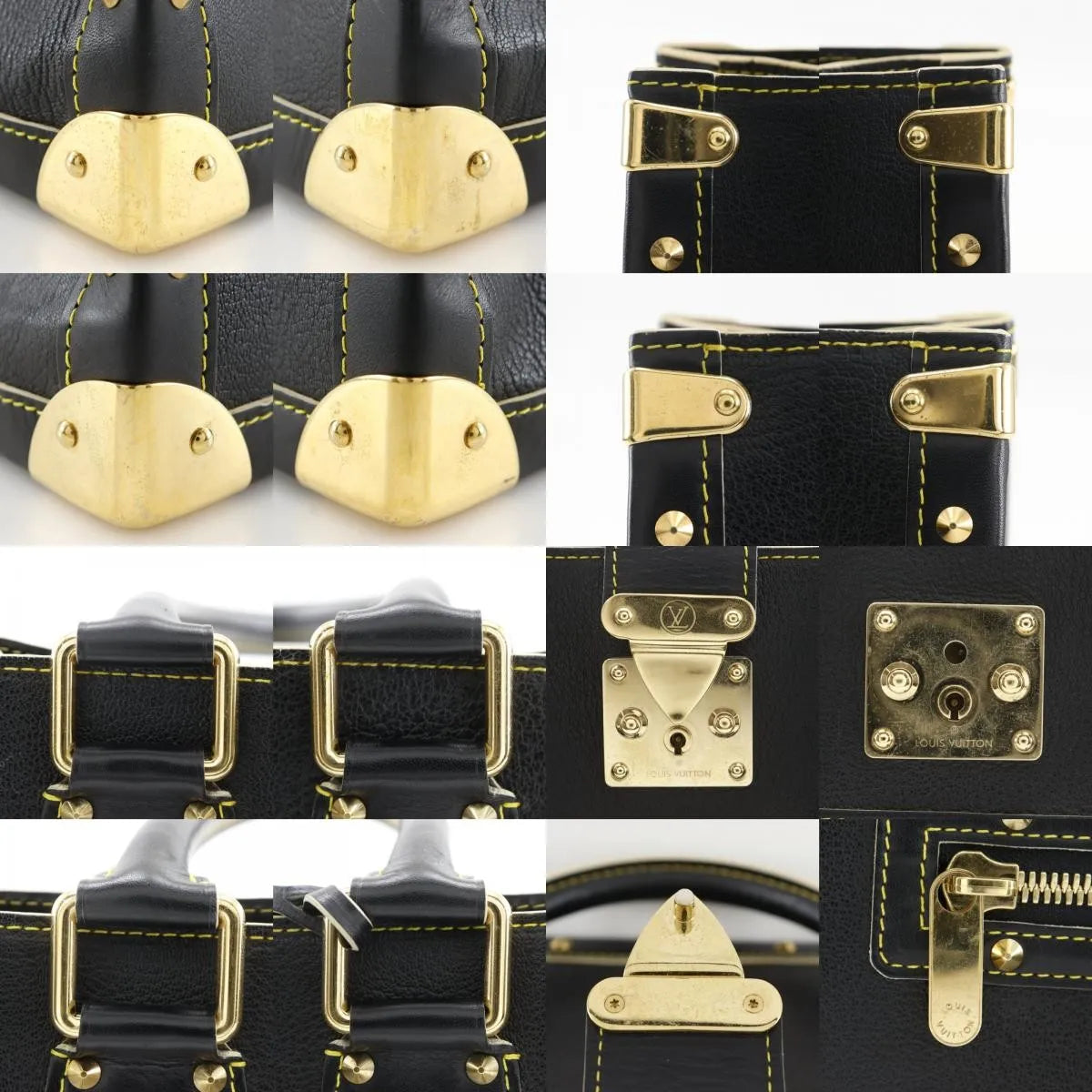 Louis Vuitton Suhali Le Fabuleux Leather Black Leather Handbag (Pre-Owned)
