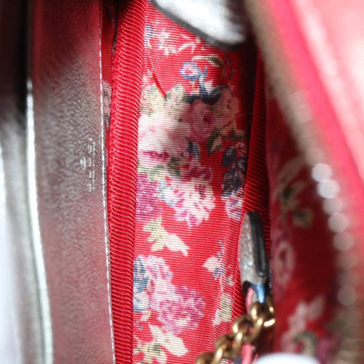Gucci Trapuntata Camera Lambskin Multicolour Leather Shoulder Bag Bag (Pre-Owned)