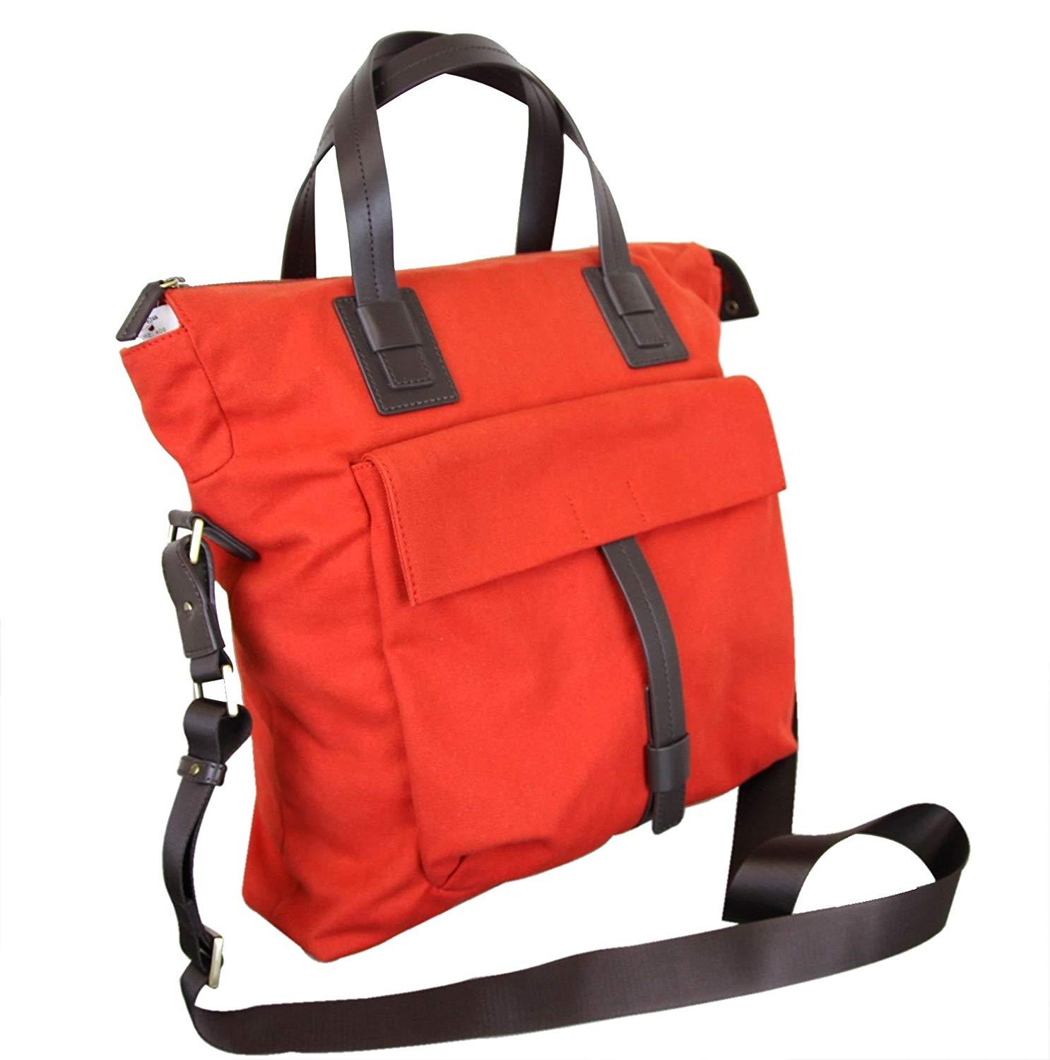 Z Zegna Unisex Canvas Messenger Bag