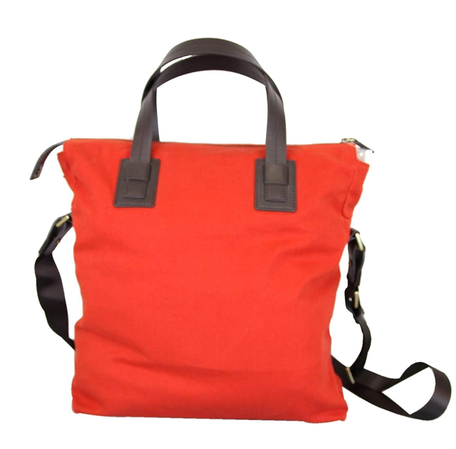 Z Zegna Unisex Canvas Messenger Bag