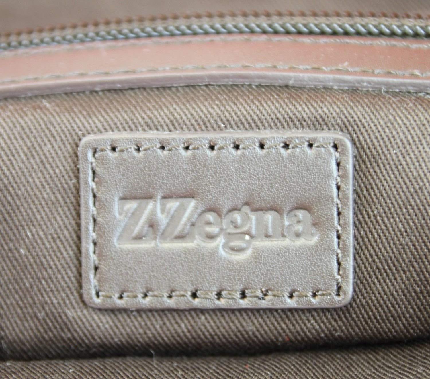 Z Zegna Unisex Canvas Messenger Bag