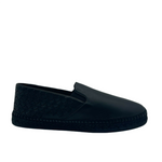 Bottega Veneta Men's Black Leather Woven Slip on Espadrilles 407387 1000 (41EU / 8US) - LUX LAIR