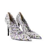 Bottega Veneta Leather Heels Floral - Designer Heels