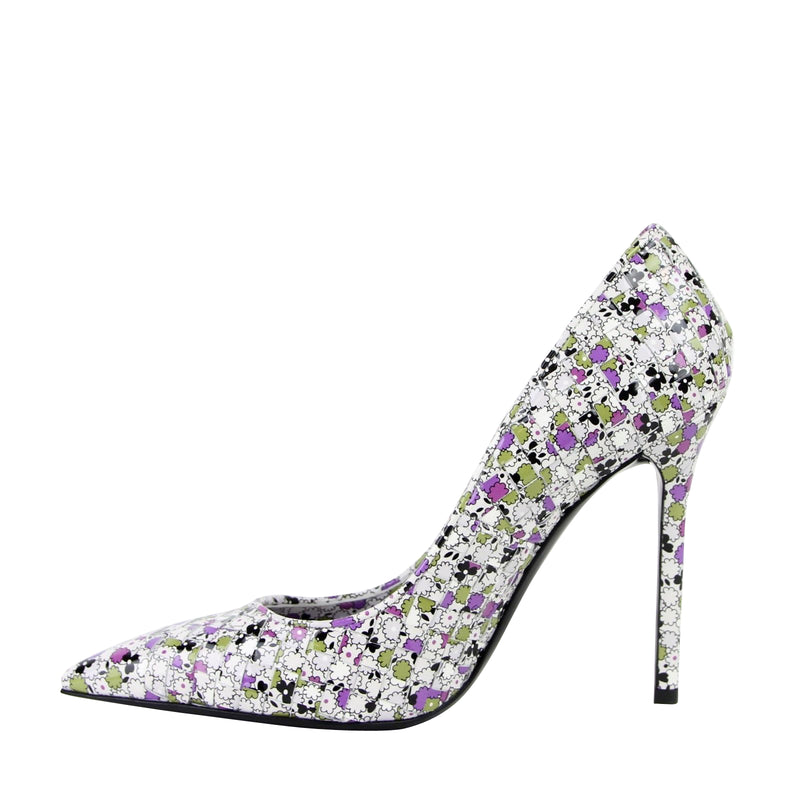 Bottega Veneta Leather Heels Floral - Stiletto Heels