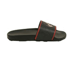 Bally Men's Black Rubber With Logo And Red Edge Consumer Slide Sandals (9 EU / 10 US) - LUX LAIR