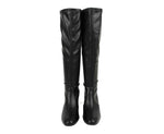 Stuart Weitzman Women's Frannie Black Nappa Leather Knee-High Boot (37.5 / 7 B) - LUX LAIR