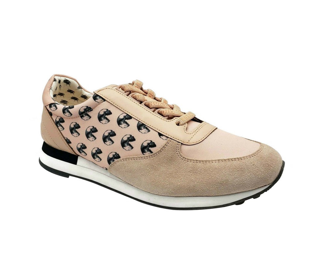 Gavino Consumers Nylon Leather Suede Lace up Sneaker
