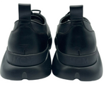 MCM Men's Black Leather Platform Lace Up Sneaker MEX9AMM69BK (42 EU / 9 US) - LUX LAIR