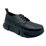 MCM Men's Black Leather Platform Lace Up Sneaker MEX9AMM69BK (42 EU / 9 US) - LUX LAIR