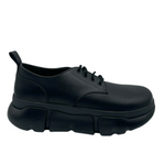 MCM Men's Black Leather Platform Lace Up Sneaker MEX9AMM69BK (42 EU / 9 US) - LUX LAIR