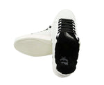 MCM Women's White Milano Suede Black Shearling Low Top Sneaker MES9ADA02WT (37 EU / 7 US) - LUX LAIR