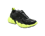 MCM Sneakers Luft Collection Neon Green Trim for Women
