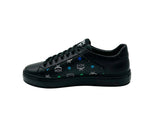MCM Women's Black Spectrum Diamond Rainbow Logo Visetos Sneakers MES9SMM08BA - LUX LAIR