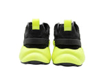 MCM Men's Black Luft Collection Suede Neon Green Trim Sneaker MEX9AMM66BK (42 EU / 9 US) - LUX LAIR