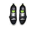 MCM Men's Black Nylon Neon Green Low-Top With Strap Sneakers MEX9AMM68BK (42 EU / 9 US) - LUX LAIR