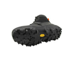 MCM Men's Black Leather Reflective Patch With Orange Pull Boots MEX9ARA18BK (42 EU / 9 US) - LUX LAIR