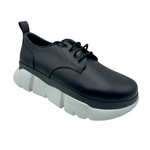 New MCM Men's Black Leather Platform Sneaker MEX9ARA72BK (EU 42 / US 9)