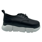 New MCM Men's Black Leather Platform Sneaker MEX9ARA72BK (EU 42 / US 9)