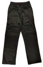 MCM Men's Black Straight Sweatpants with Olive Green Mesh MHP9ADA87BK (Regular; XL)
