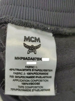 MCM Men's Black Straight Sweatpants with Olive Green Mesh MHP9ADA87BK (Regular; XL)