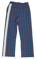 MCM Men's Deep Blue Sea Cotton Monogram and Stripe Sweat Pants MHP9AMM85VS (Regular; L)