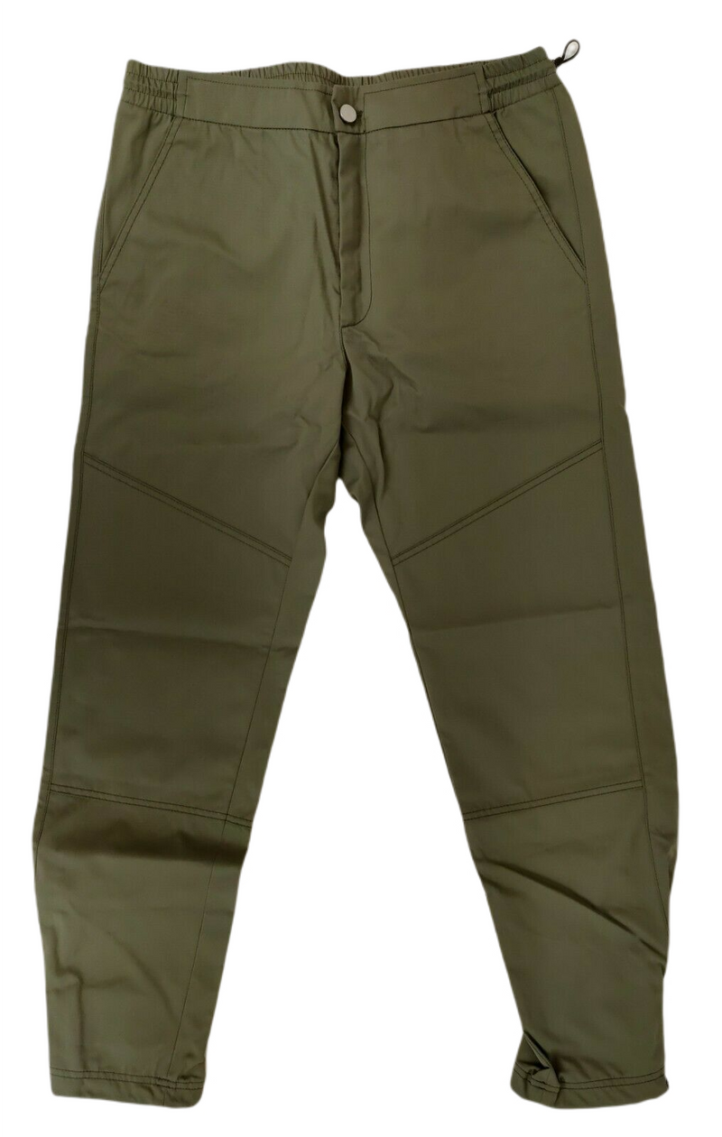 MCM Resnick Men's Winter Moss Green Straight Pants Mesh Pocket MHP9ARA43G8 (IT 50 / US 34)